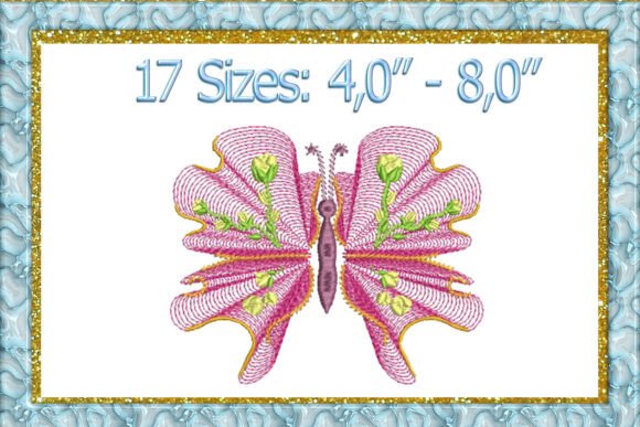 Butterfly Embroidery Design for Elegant Gifts