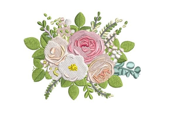 Elegant White and Pink Bouquet for Business