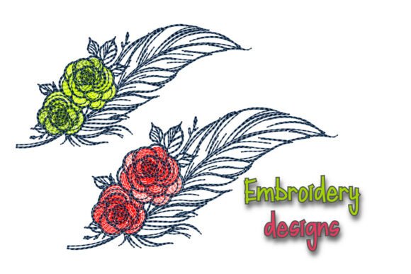 Floral Feather Embroidery: A Detailed Review
