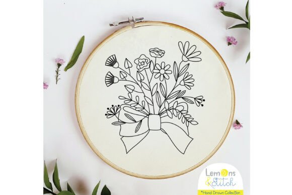 Flower Bouquet Ribbon Bow: A Festive Touch for Holiday Gifts