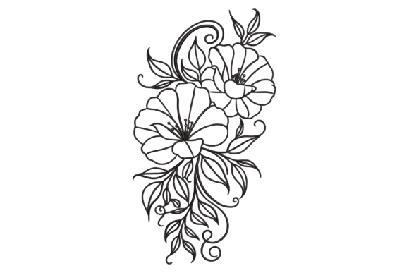 Graceful Floral Vine: A Charming Addition for Holiday Gifts