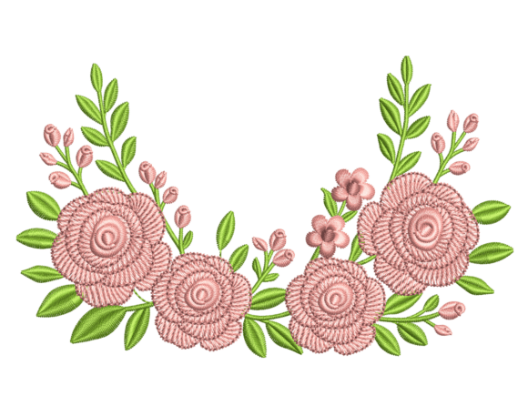 Rose Floral Embroidery Design: A Gift Maker's Delight